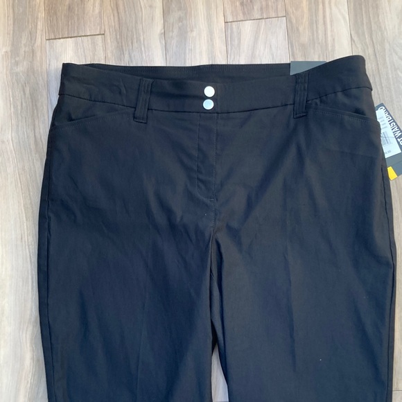 Briggs lux millennium Capri pull on pant black  comfort waistband 18W - Picture 10 of 17